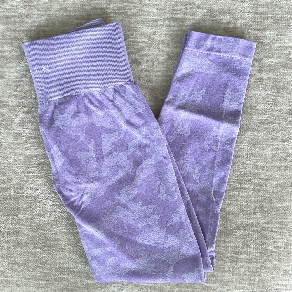 NVGTN Purple Camouflage Leggings